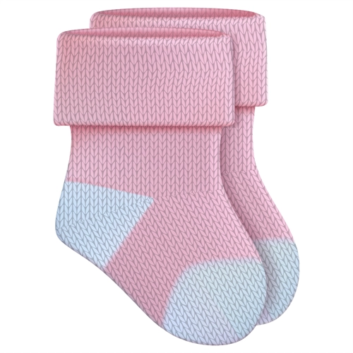 Baby Shower Pink Baby Socks Sticker